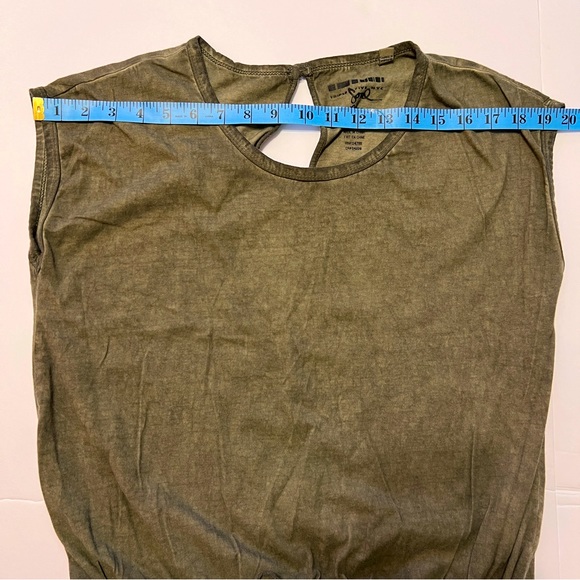 Triple Five Soul, vintage green, drawstring, jumpsuit - Picture 6 of 6